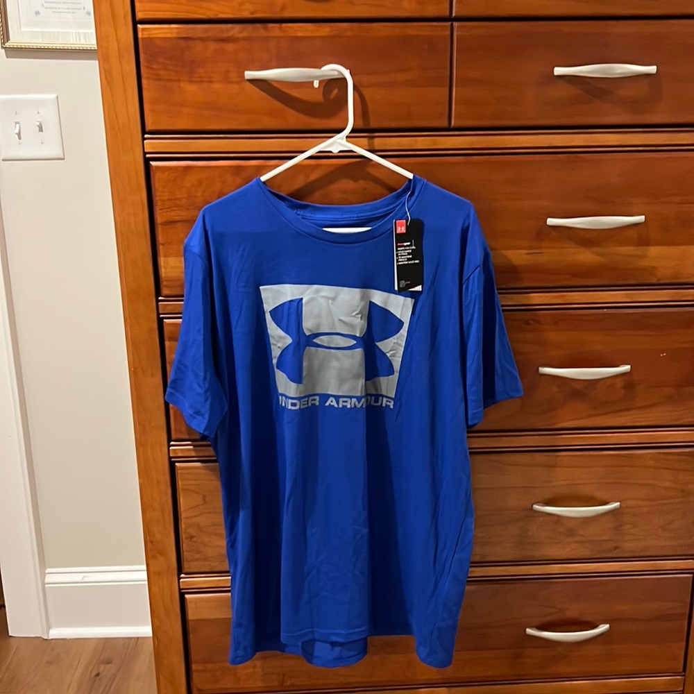 NWT, Under Armour, Royal Blue XXL Tee